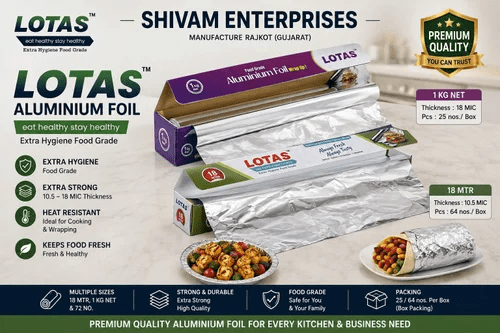 Silver Vegetable Packaging Aluminum Foils view 3